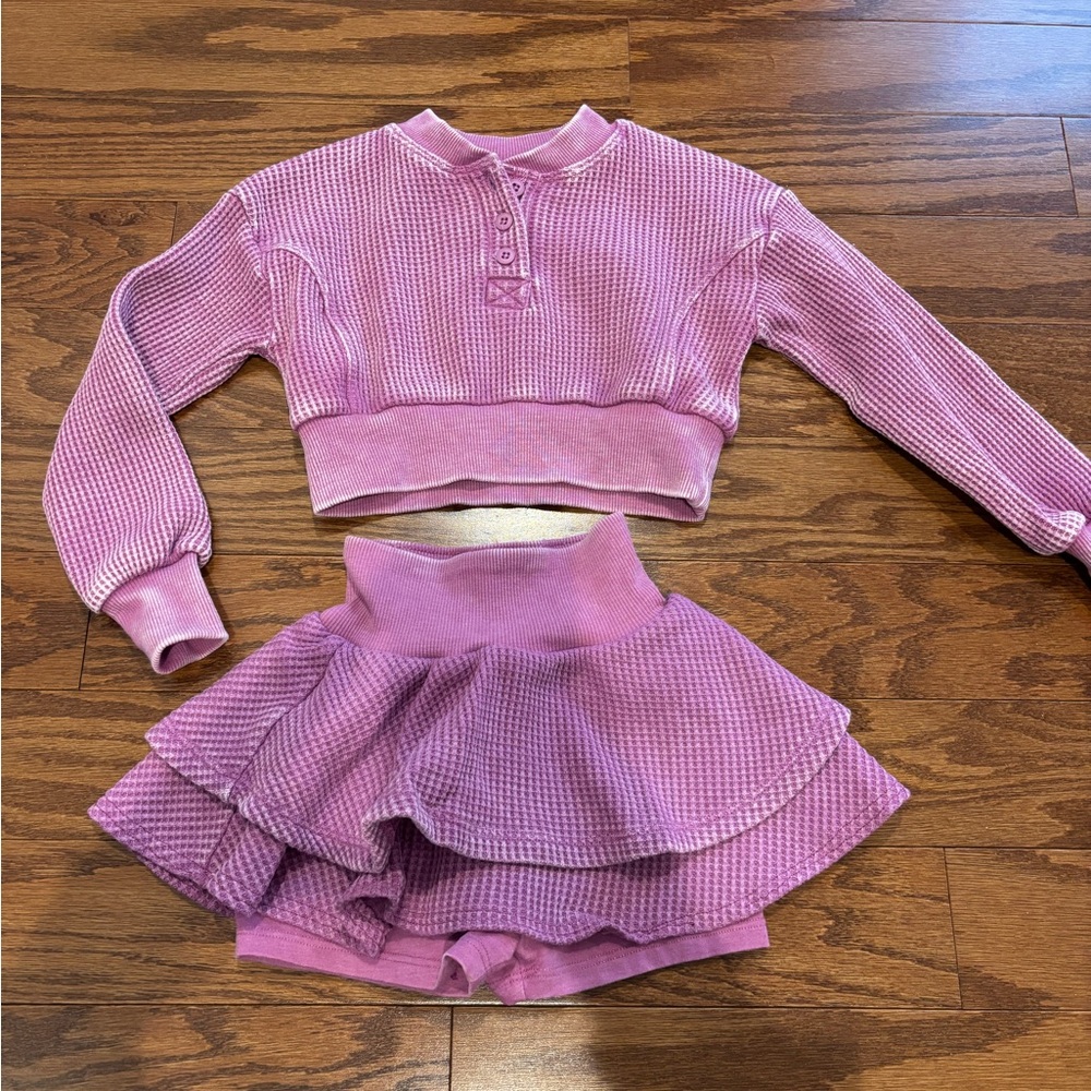 Splendid Pink Top and Skort